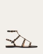 ROCKSTUD FLAT CALFSKIN SANDAL WITH STRAPS - Image 6